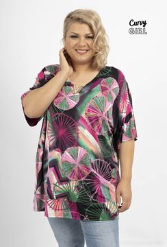 Picture of CURVY GIRL BATWING SLEEVE TOP